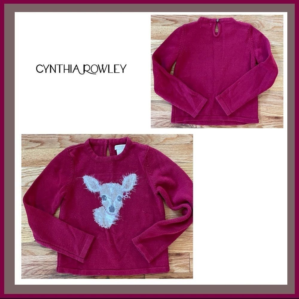 Cynthia Rowley Deer 🦌 Sweater Size 6 years